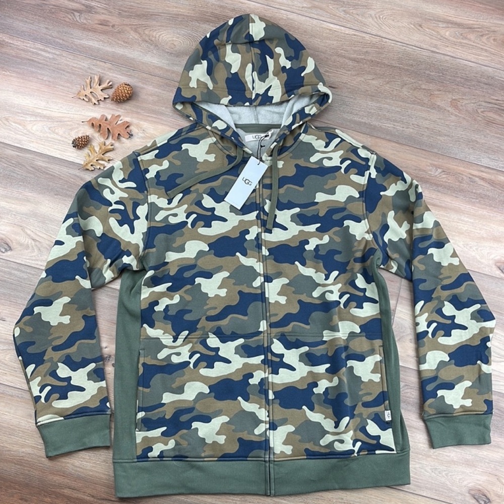 🍃🔆 UGG® Australia Camo Gordon Full-Zip Hoodie🔆🍃 - Picture 7 of 12